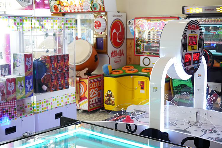 北海道旭川の温泉施設 旭川高砂台 万葉の湯 ゲームコーナー