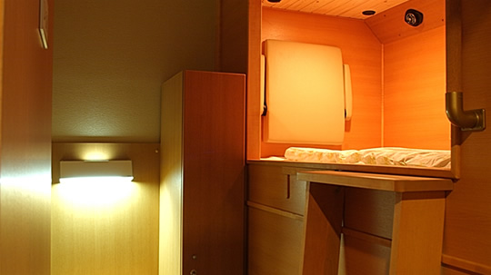 Deluxe Private Sleeping Capsule Cabins