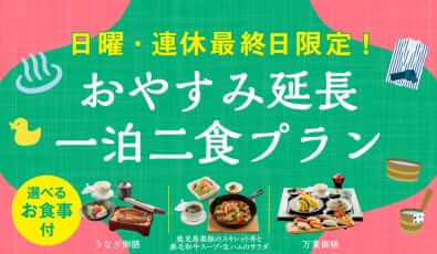 【日曜・連休最終日限定】おやすみ延長プラン