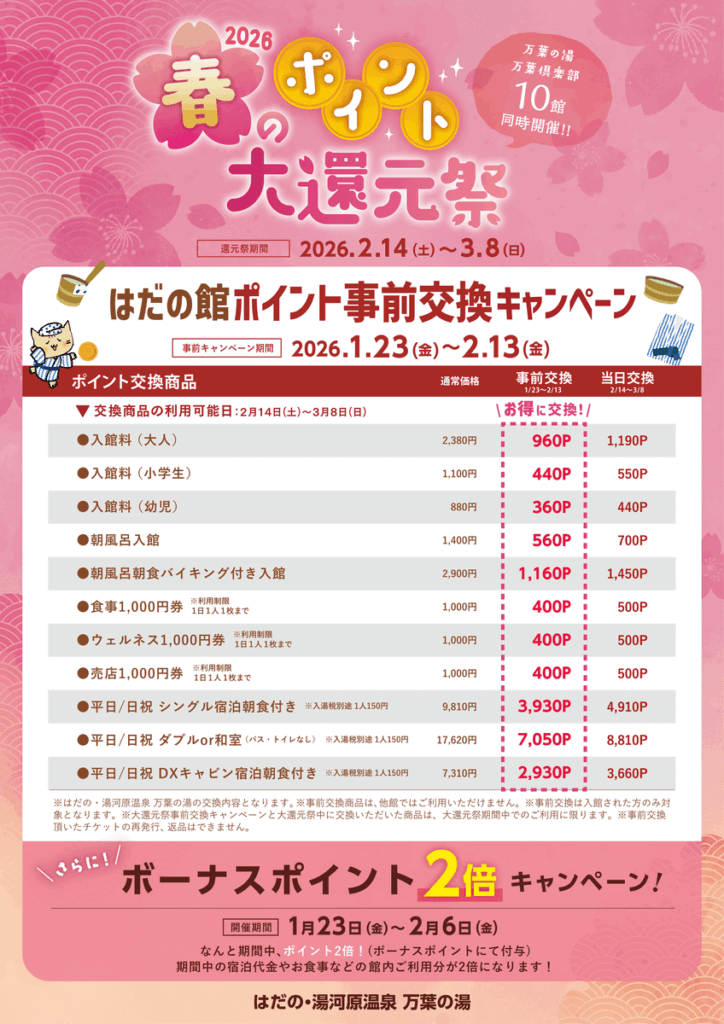 春のポイント大還元祭2026 事前交換キャンペーン