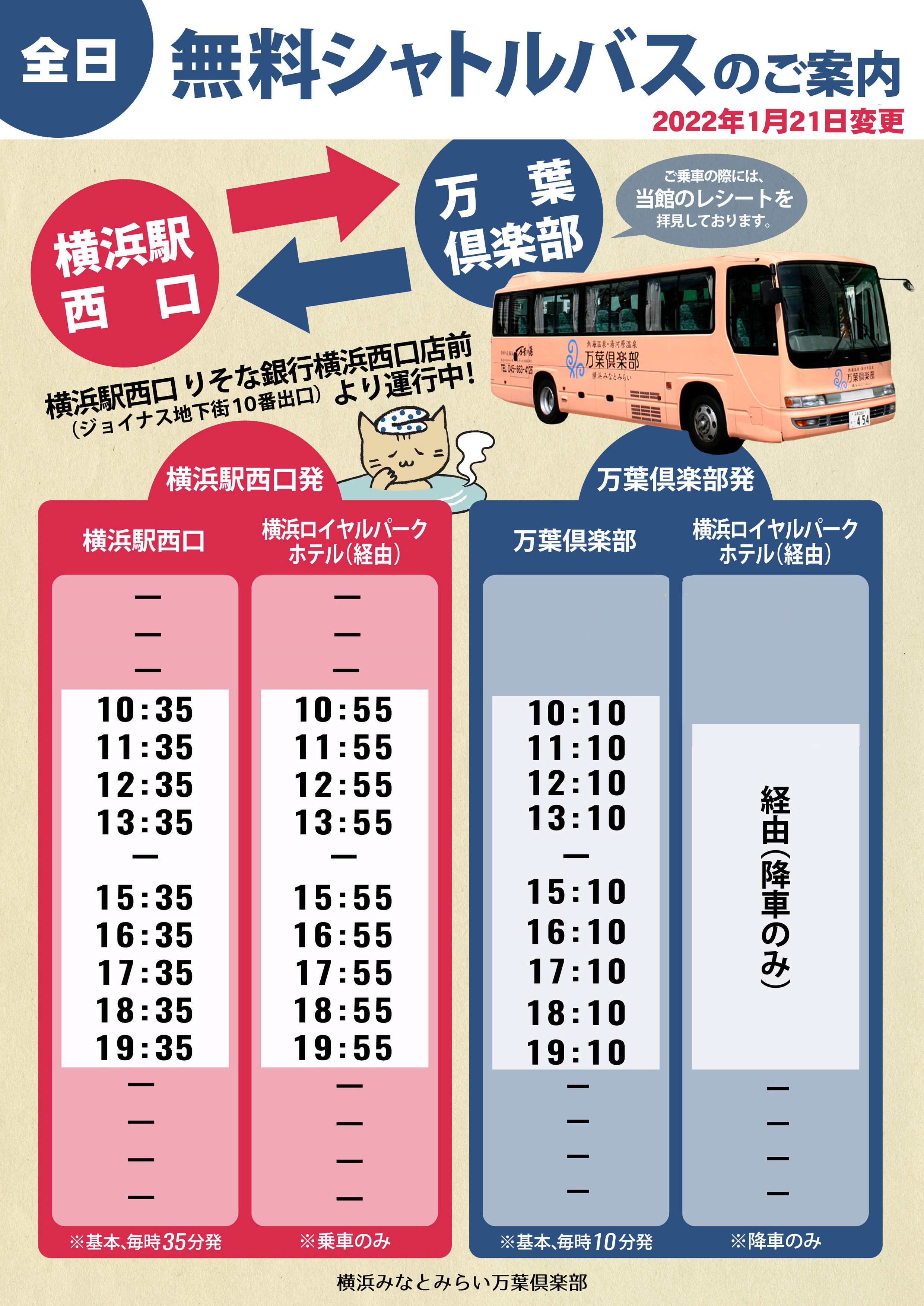 交通案内 横浜みなとみらい万葉倶楽部 公式サイト