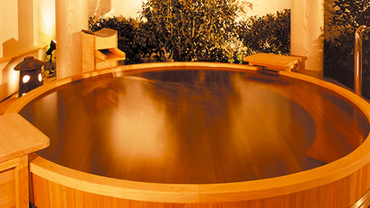 Hinoki Cypress Bath