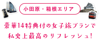 豪華14特典付の女子旅プランで
私史上最高のリフレッシュ!
